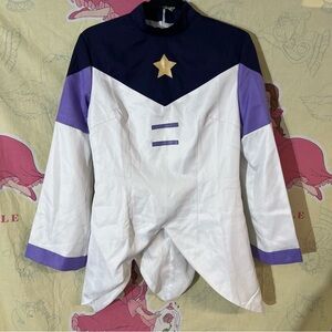 White and Purple Star Costume Top